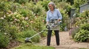 Ergonomic handling demonstrated in a cordless strimmer vs corded strimmer feature breakdown